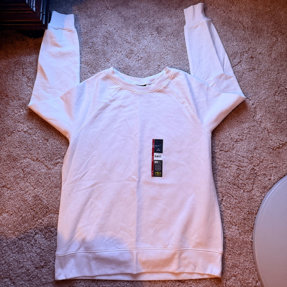 Athletic Works Women's White Sweatshirt